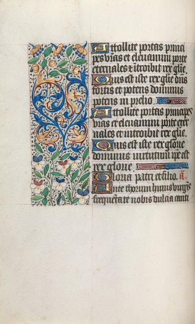 ルーアンの時間使用法：fol。 34v、c。 1470。 作： Master of the Geneva Latini