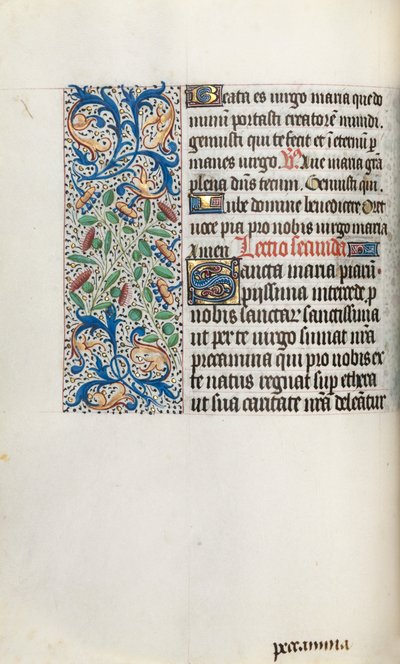 ルーアンの時間使用法：fol。 35v、c。 1470。 作： Master of the Geneva Latini