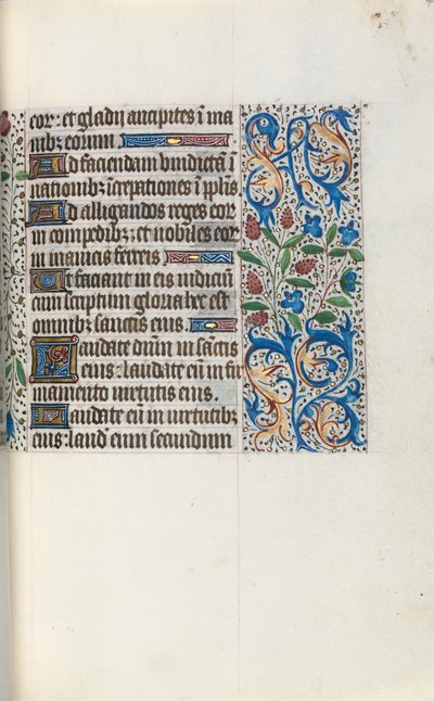 ルーアンの時間使用法：fol。 46r、c。 1470。 作： ジュネーヴ・ラティーニのマスター
