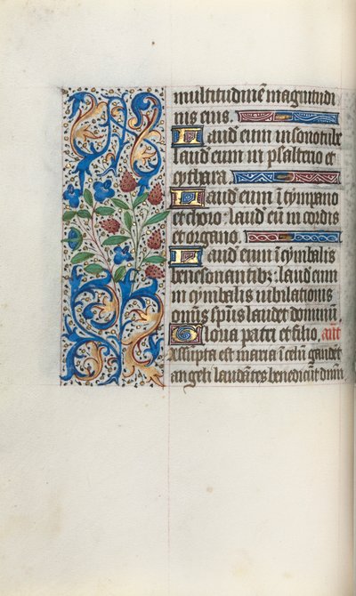 ルーアンの時間使用法：fol。 46v、c。 1470。 作： ジュネーヴ・ラティーニのマスター