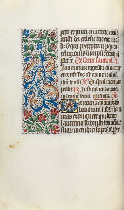 ルーアンの時間使用法：fol。 51v、c。 1470。 作： Master of the Geneva Latini
