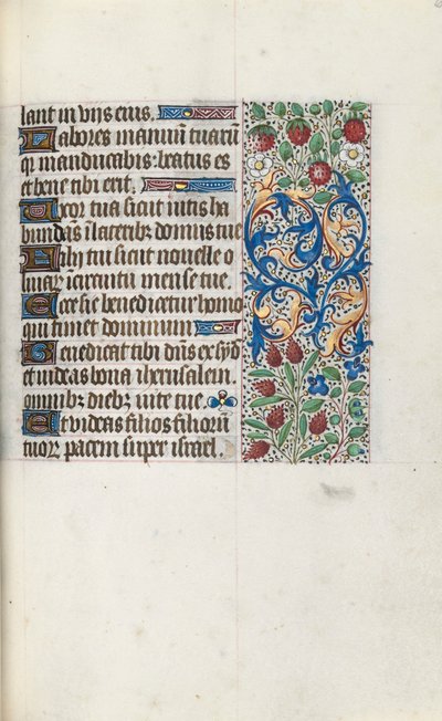 ルーアンの時間使用法：fol。 69r、c。 1470。 作： ジュネーヴ・ラティーニのマスター