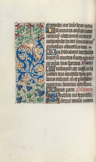 ルーアンの時間使用法：fol。 75v、c。 1470。 作： ジュネーヴ・ラティーニのマスター