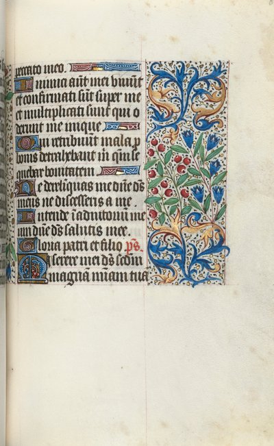 ルーアンの時間使用法：fol。 85r、c。 1470。 作： ジュネーヴ・ラティーニのマスター
