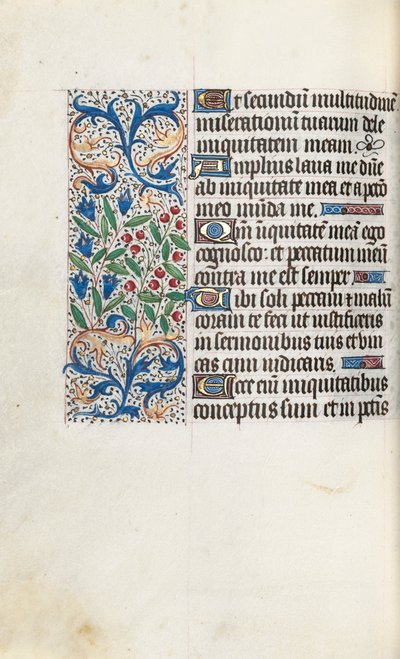 ルーアンの時間使用法：fol。 85v、c。 1470。 作： Master of the Geneva Latini