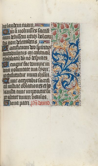 ルーアンの時間使用法：fol。 87r、c。 1470。 作： Master of the Geneva Latini