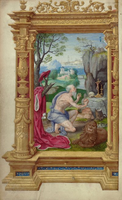 セントジェローム 作： Master of the Getty Epistles