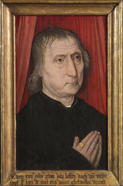 Jan de Molの肖像、1485年頃（パネルに油彩） 作： Master of the Guild of Saint George at Malines