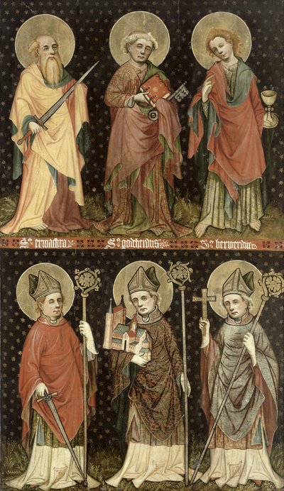 シックスセインツ 作： Master of the Holy Barefoot Altarpiece