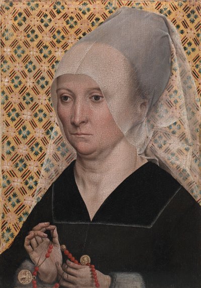 女性の肖像、c。 1490-1495。 作： Master of the Holy Kinship