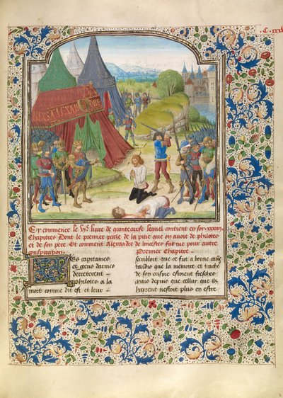フィロタスの処刑 作： Master of the Jardin de vertueuse consolation