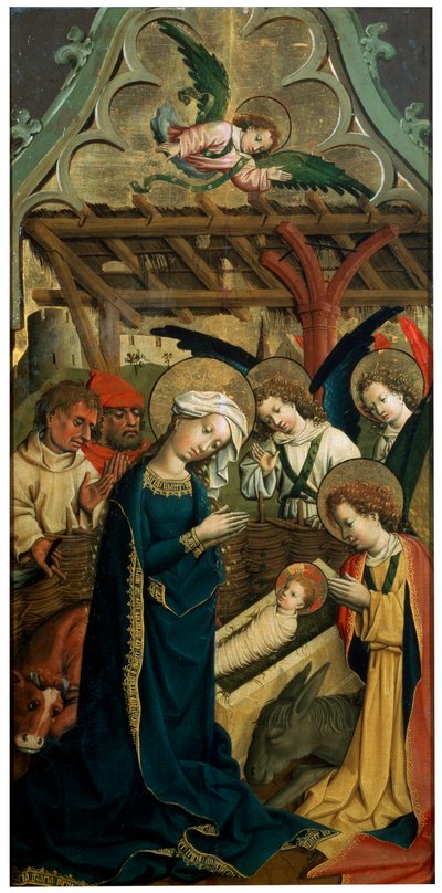 「キリストの降誕」、c1440 作： Master of the Lichtenstein Castle