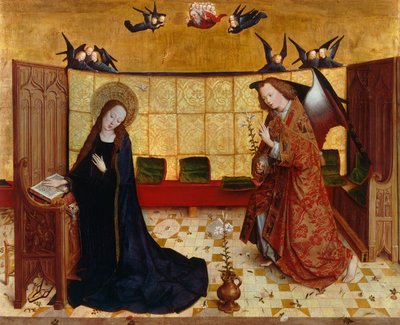 受胎告知 作： Master of the Life of Virgin Mary