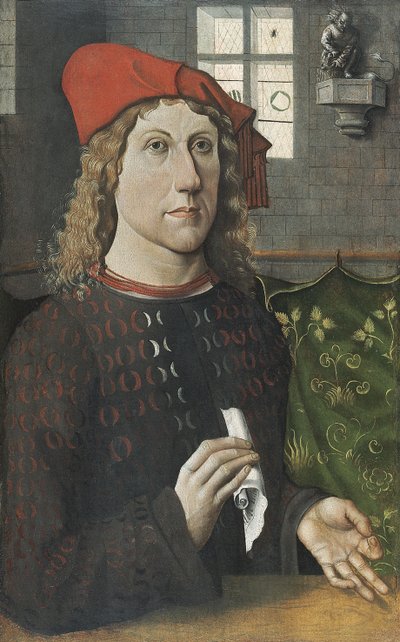 若い男の肖像 作： Master of the Lüneburg Last Judgement