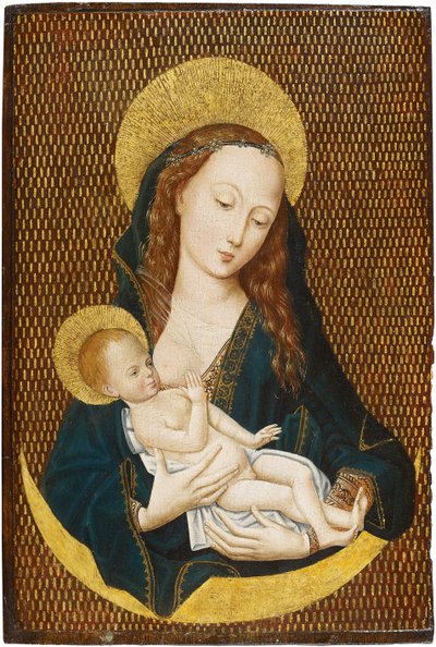 三日月のマリア・ラクタンス、1485年頃 作： Master of the Magdalen Legend,