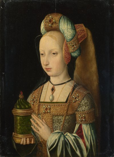 マグダラのマリア、c。 1510 作： Master of the Magdalen Legend,
