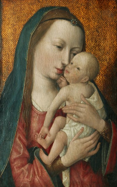 聖母子像 1475-1500年頃 油彩・パネル 作： Master of the Magdalen Legend