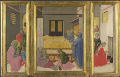 聖母の誕生、c。 1440 作： Master of the Osservanza