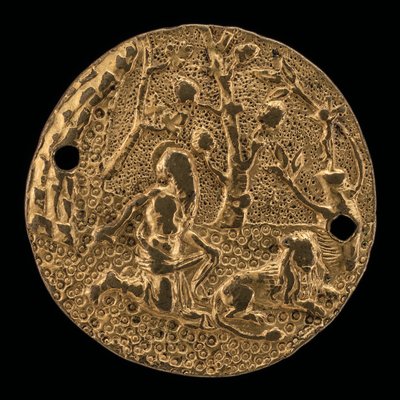 荒野の聖人ジェローム」1500年頃 作： Master of the Passion of Christ