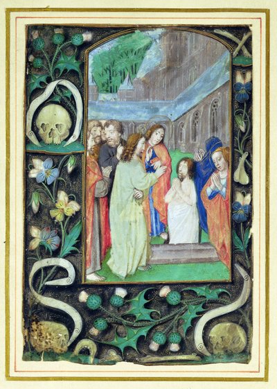 時間の本からのラザロの復活 作： Master of the Prayerbook