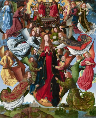 天の女王マリア 作： Master of the Saint Lucy Legend
