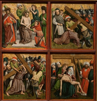 キリストの受難の祭壇画 作： Master of the Schlägl Altarpiece