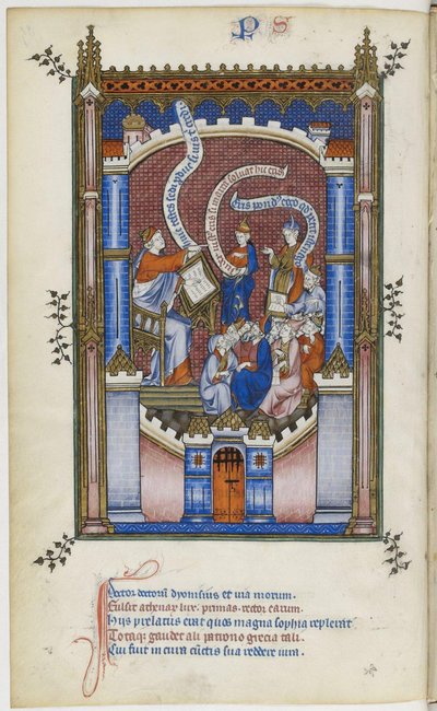 サンドニの生涯、1317年 作： Master of the Vie de saint