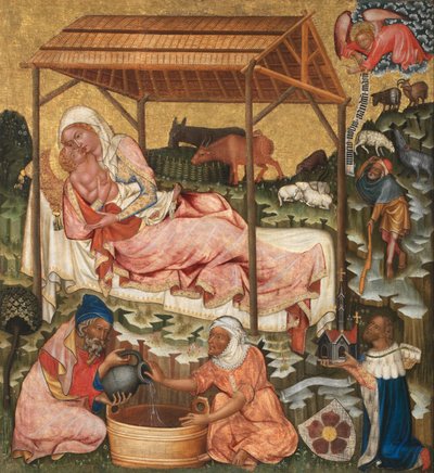 キリスト降誕 作： Master of the Vyšší Brod Altarpiece