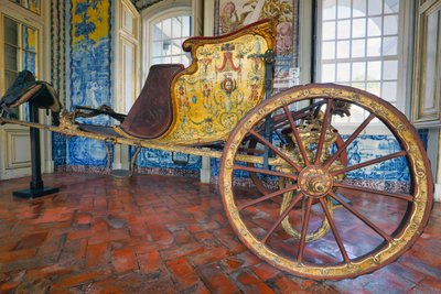 ケルース宮殿、ケルース、ポルトガル。 飾られた馬車、2020年（写真） 作： Mateus Vicente de Oliveira