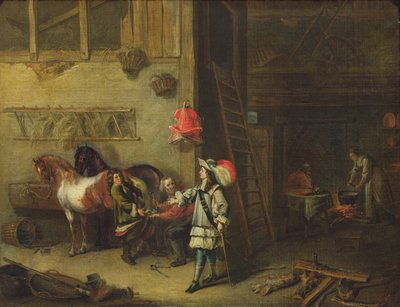 鍛冶屋 作： Matheus van Helmont