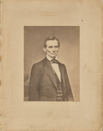 エイブラハム・リンカーン 作： Mathew B. Brady