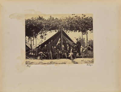 バトラーとスタッフ 作： Mathew B. Brady