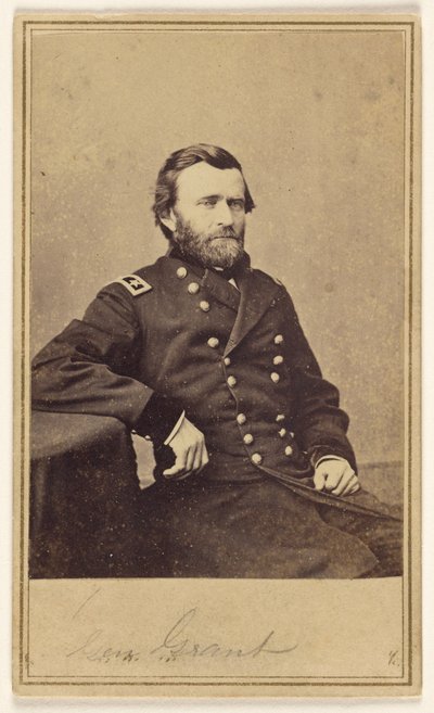 ユリシーズ・S・グラント将軍 作： Mathew B. Brady