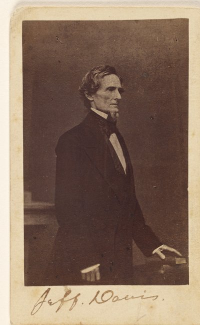 [ジェファーソン・デイビス] 作： Mathew B. Brady