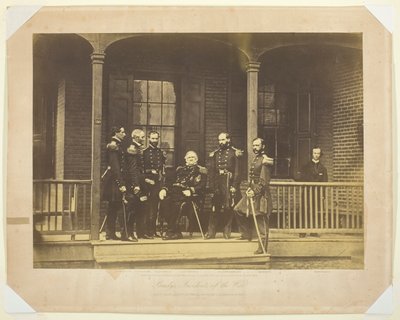 米陸軍参謀総長スコット中将 作： Mathew B. Brady