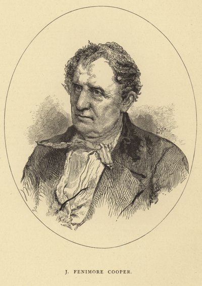 ジェームズ・フェニモア・クーパーの肖像 作： Mathew B. Brady