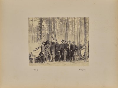 ポッターとスタッフ 作： Mathew B. Brady