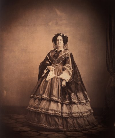 [コーネリア・ヴァン・ネス・ルーズベルト】、ca.1857. 作： Mathew Brady