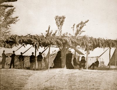 総合病院、シティポイント、1861-65 作： Mathew B. Brady