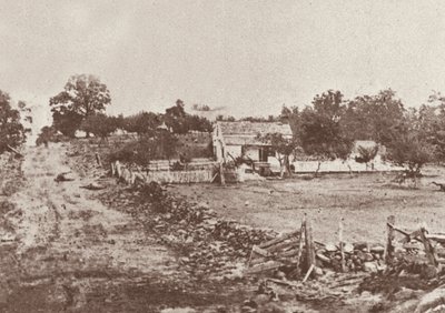 ゲティスバーグの戦いにおけるミード将軍の本部 作： Mathew Brady