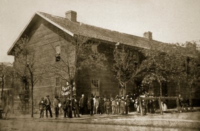 クリスチャン委員会の本部、リッチモンド、1861-65 作： Mathew B. Brady