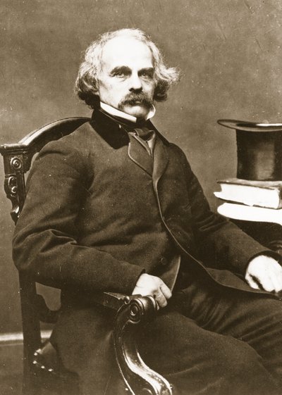 ナサニエル・ホーソーン（グラビア） 作： Mathew B. Brady