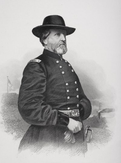 ジョージ・ヘンリー・トーマス将軍の肖像（1816-70） 作： Mathew B. Brady