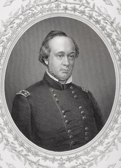 ヘンリー・W・ハレックの肖像 作： Mathew B. Brady
