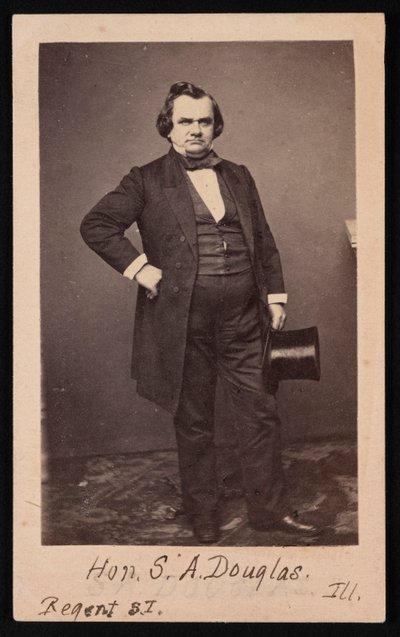 スティーブン・アーノルド・ダグラスの肖像、1813～1861年、1861年以前。 作： Mathew Brady