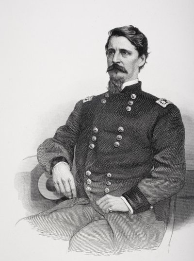 ウィンフィールド・スコット・ハンコックの肖像（1824-86） 作： Mathew B. Brady