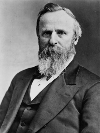 ラザフォード・B・ヘイズ大統領、1880年頃 作： Mathew B. Brady