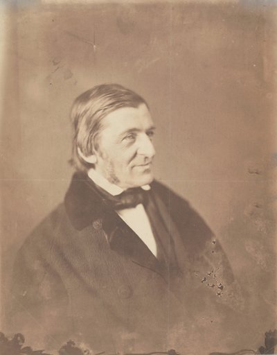 ラルフ・ウォルドー・エマーソン、1856年頃。 作： Mathew Brady