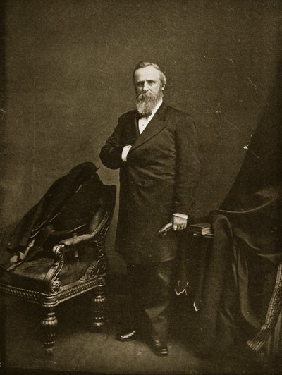 1877年大統領就任前のラザフォードB.ヘイズ 作： Mathew B. Brady