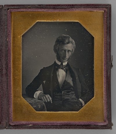 無題の男の肖像、1846年。 作： Mathew Brady